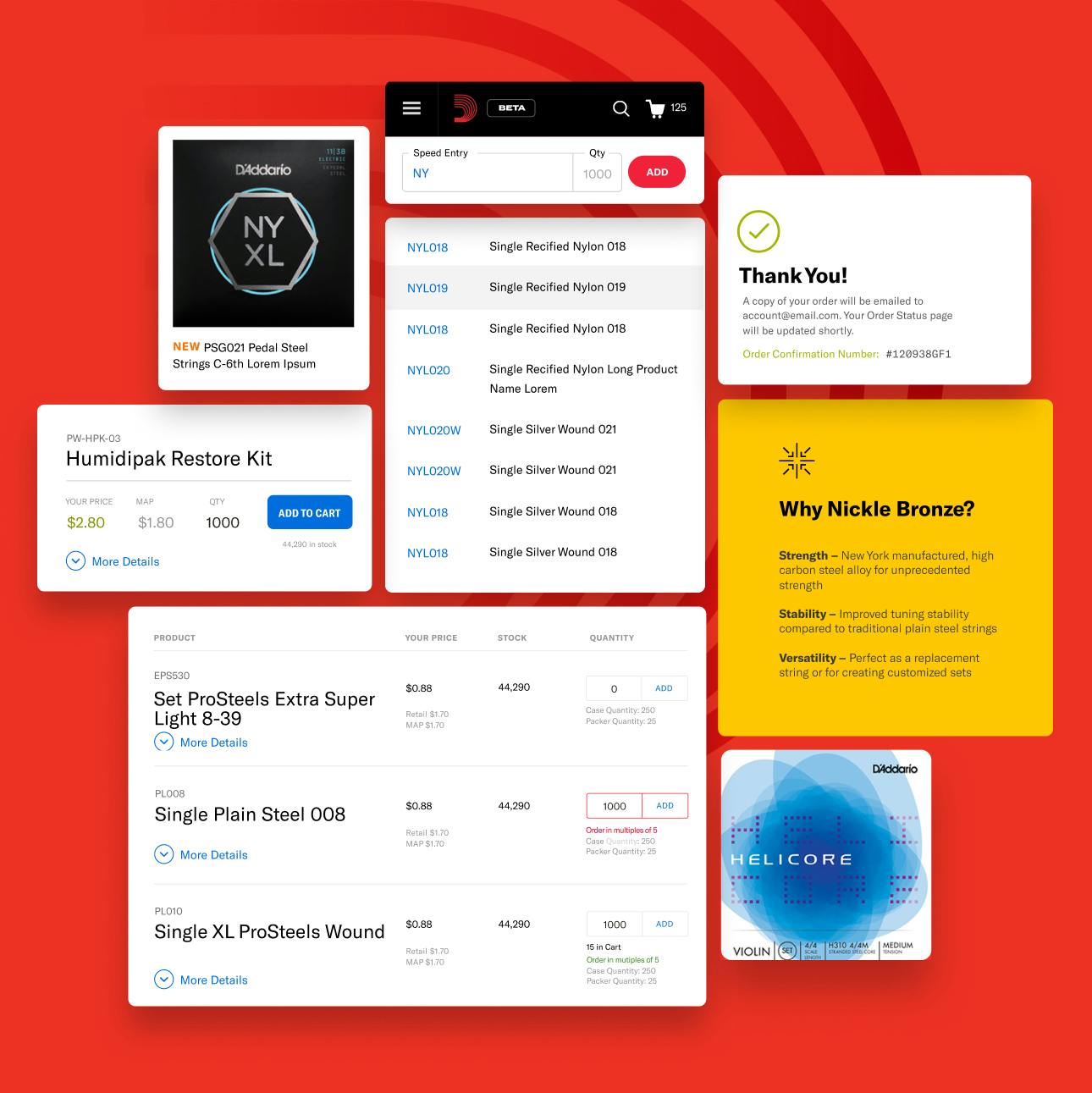 An e-commerce platform built for a music industry icon.
